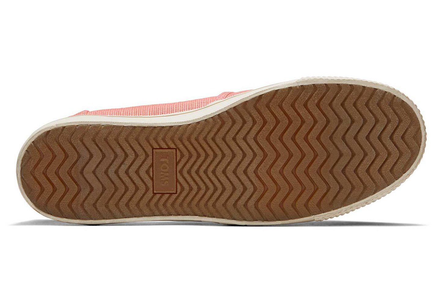 Toms Slip On Damskie Pomarańczowe - Clemente - 46JDQRAEP